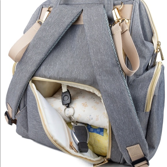 ✨New Gray Diaper Backpack✨ - Picture 5 of 8